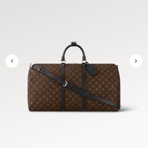 SOLD Louis Vuitton Keepall Bandoulière 55 in MONOGRAM MACASSAR